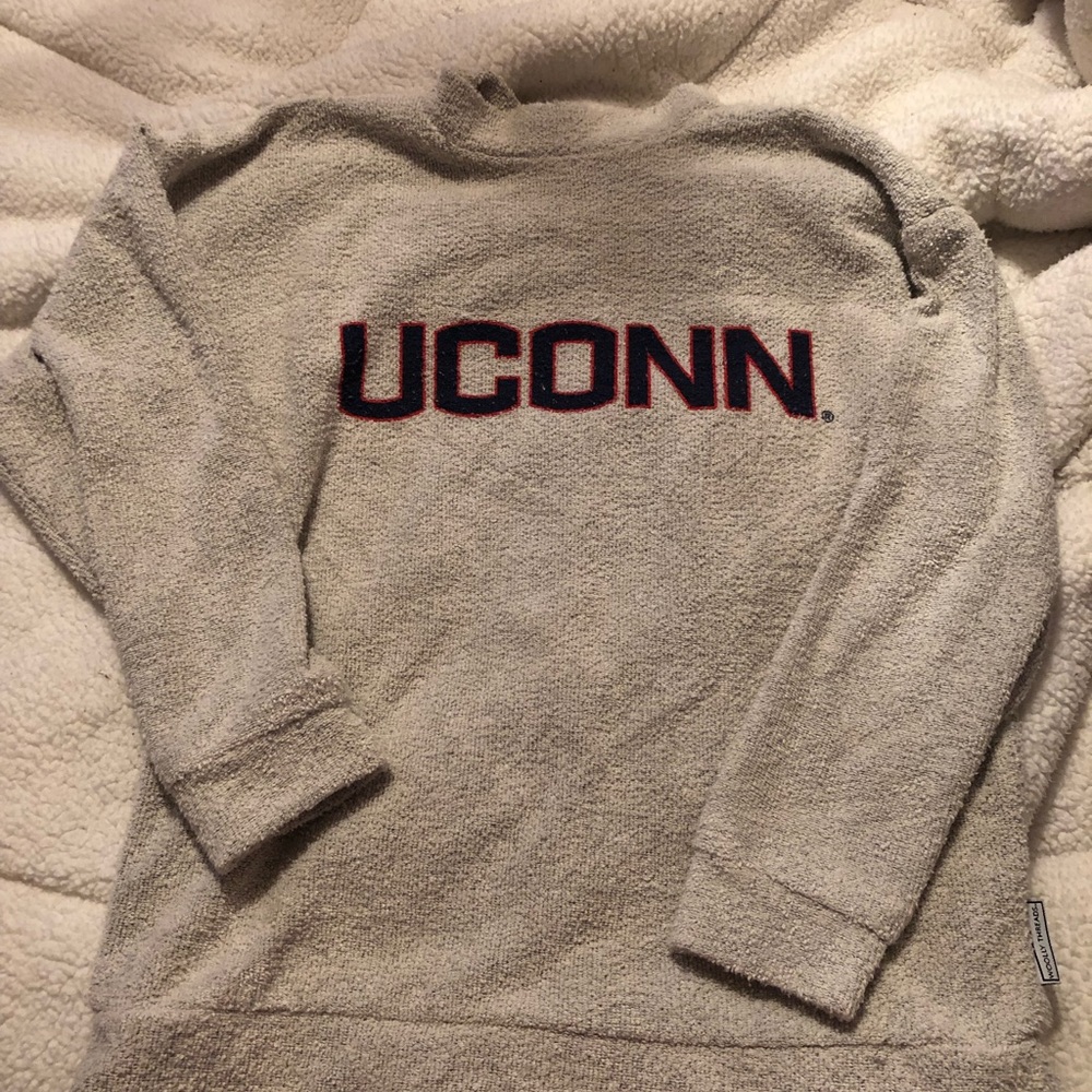 Uconn woolly mock neck sweatshirt